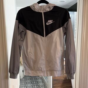 Kids Nike Two-Tone Black and Gray light Jacket